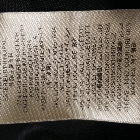 Burberry London Camel "Heronsby" Wool 78% Cashmere 22% Oversized Wrap Coat - Picture 15 of 17